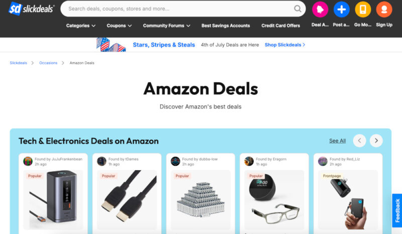 Amazon Price Tracking site -SickDeals