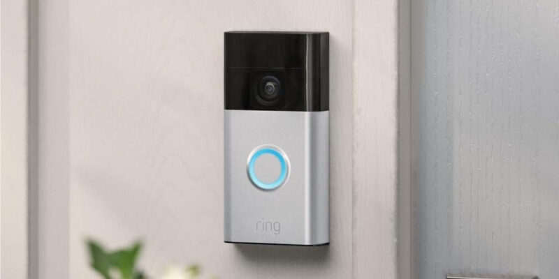 Ring Doorbell Camera in Use