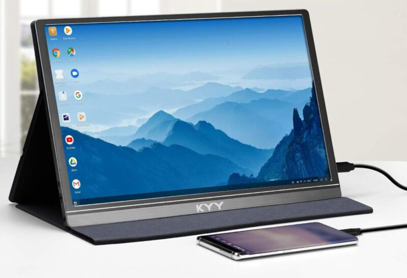 Kyy Portable Monitor On Desk