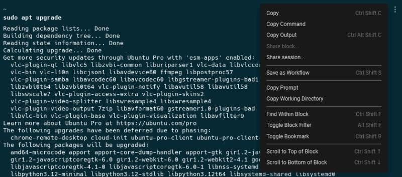 Warp Blocks Of Command