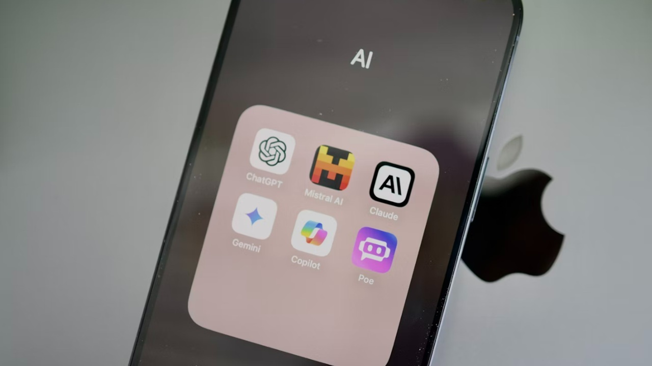 AI tools on smartphone.