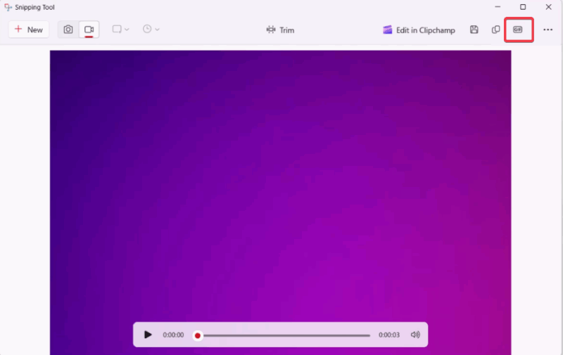 Click Gif In Snipping Tool