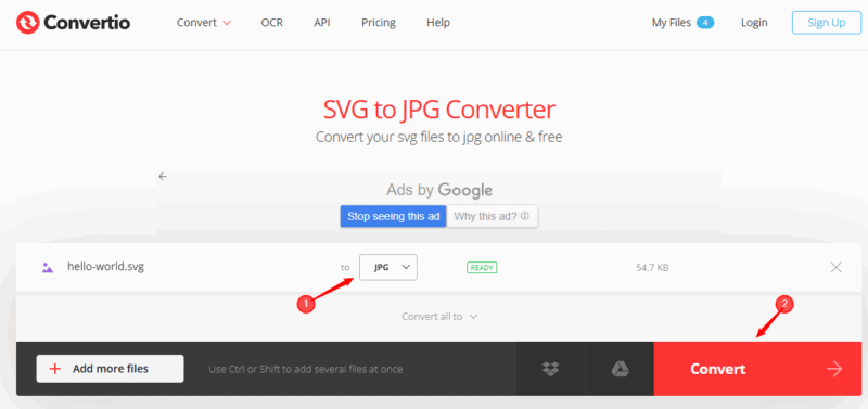 Convert Svg To Jpg