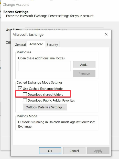 Disable Download Shared Folder