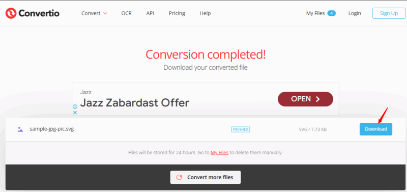 Download Converted Svg