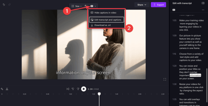 Download Edits As Srt