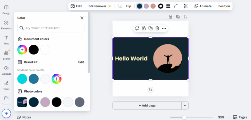 Edit Image Using Photo Editor