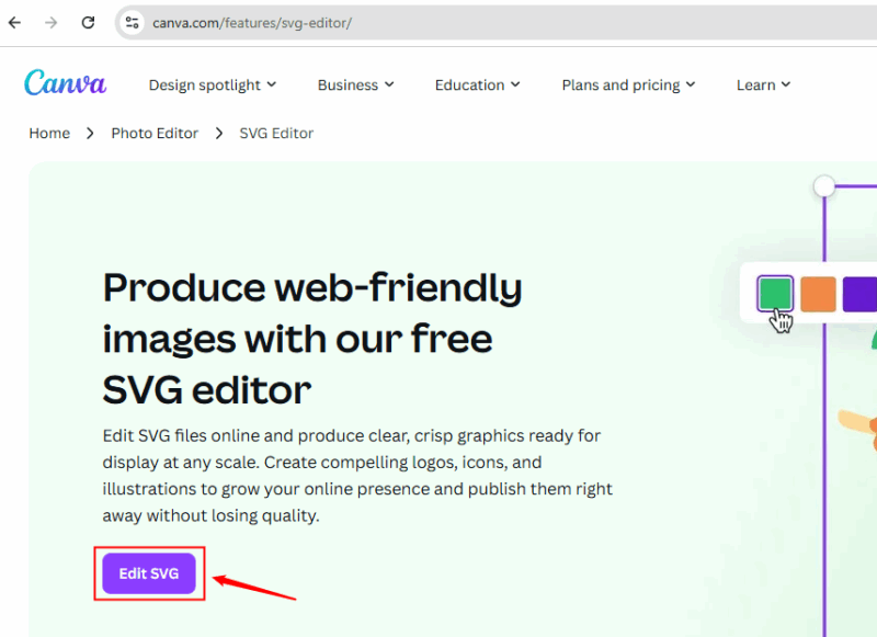 Edit Svg File in image editor
