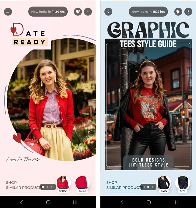 Suggested styles by Glance AI.