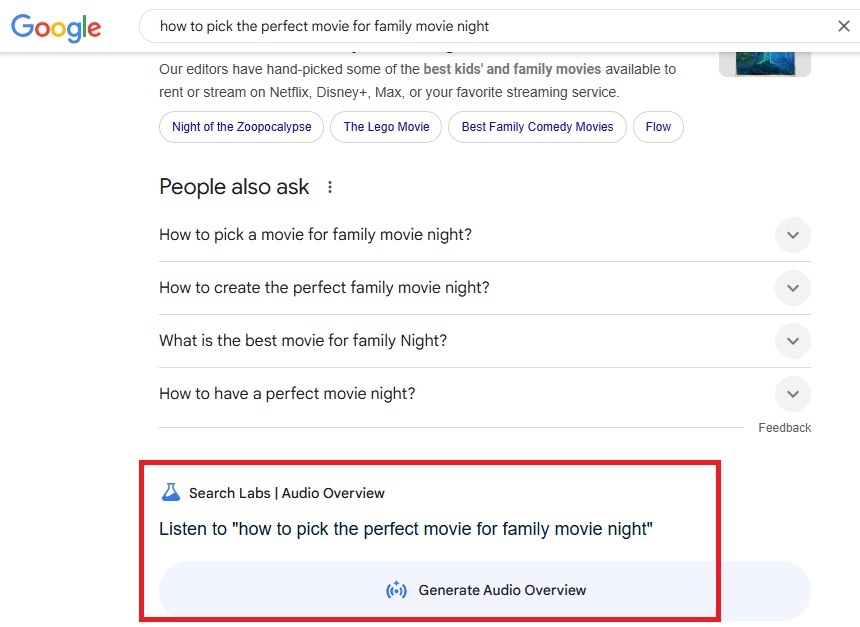 How to Summarize Search Results With a Google Audio Overview - Make ...