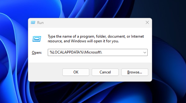 Input Microsoft Data Path