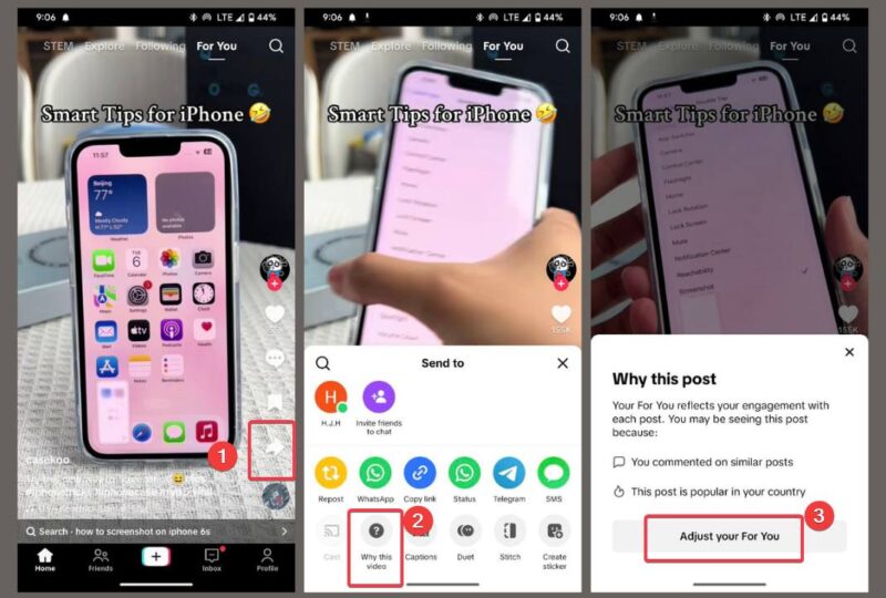 Manage Topics Tiktok For You Page