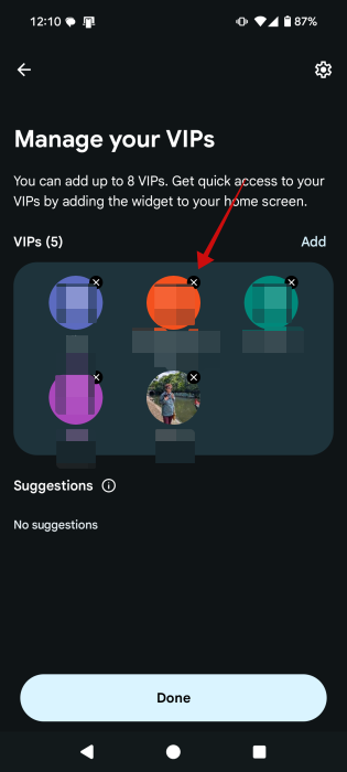 Deleting Pixel VIP on Pixel phone. 