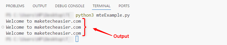 Run Python Script Code Server
