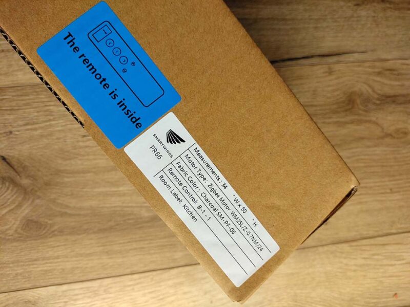 Smartwings Roller Blinds Box Label