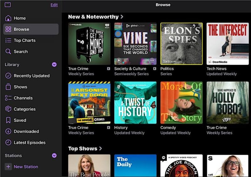 Chedk out new podcasts