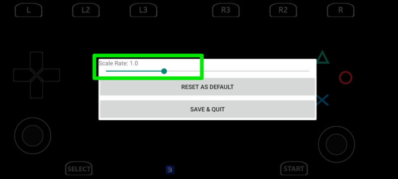 Touch Controls Options of aPS3e