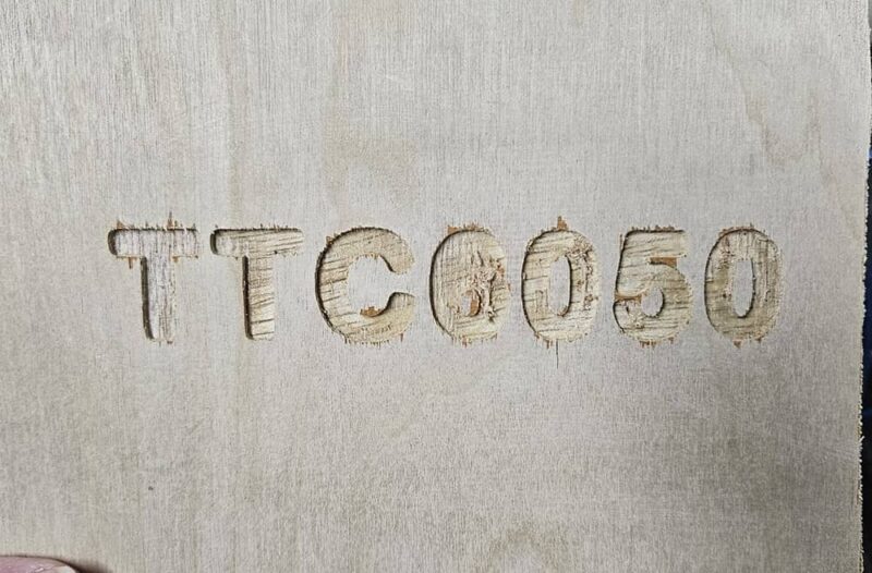 Finished TTC6050 engraving.