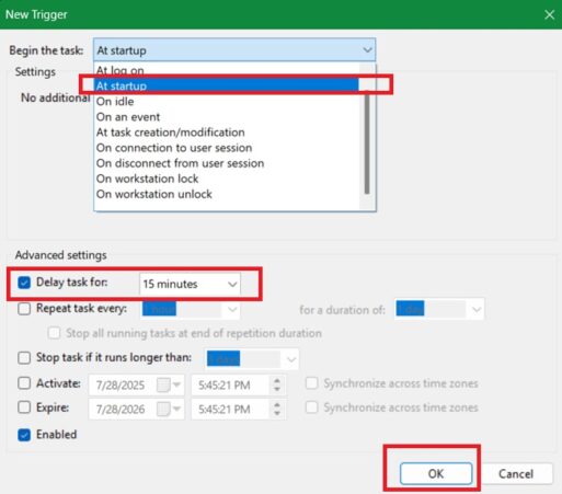 How to Start Scheduled Tasks with Delay on Windows - Make Tech Easier