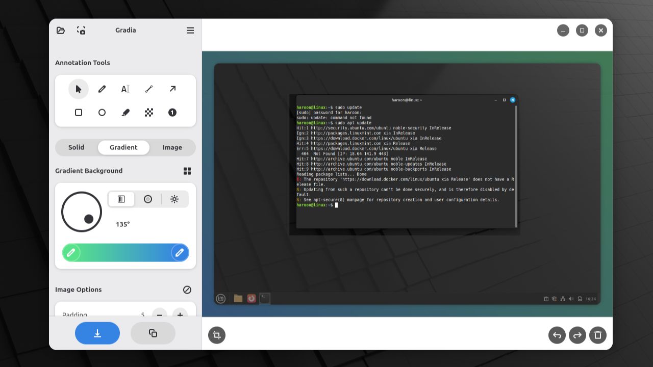 Use Gradia to Easily Take and Edit Screenshots on Linux