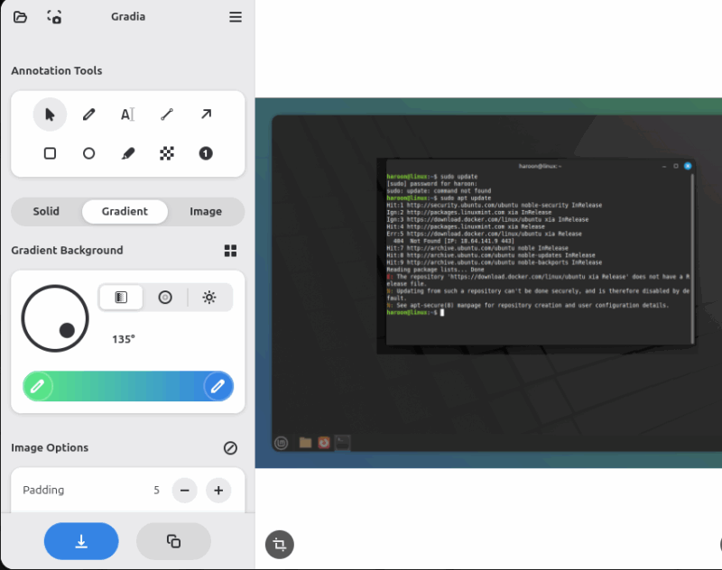 Gradia Various Options
