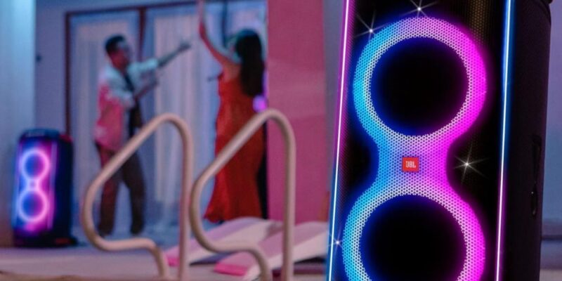 Jbl Party Speakers In Use