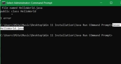 How to Run a Java Program from the Command Prompt - Make Tech Easier