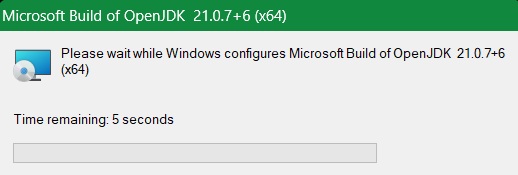 Auxiliary program OpenJDK being installed along with Java in Winget.