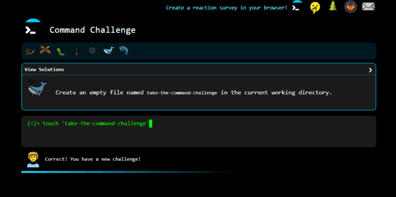 Playing Linux Game On Command Challenge.