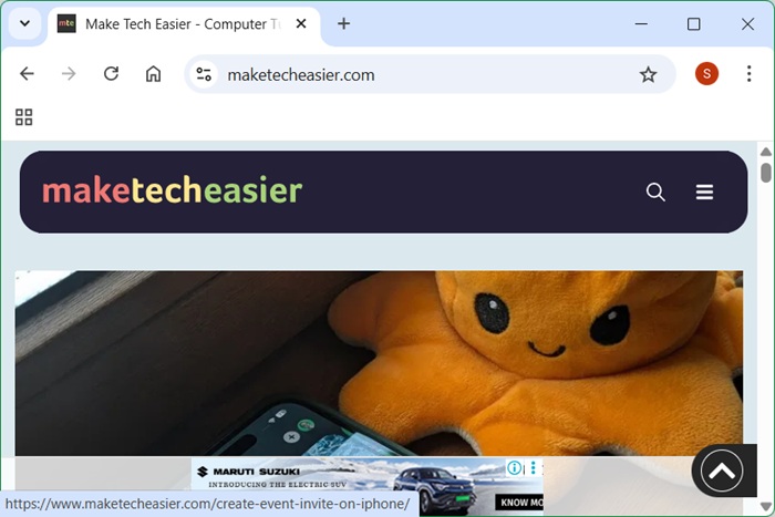 Saving a Chrome browser window only using Alt + Print Screen.