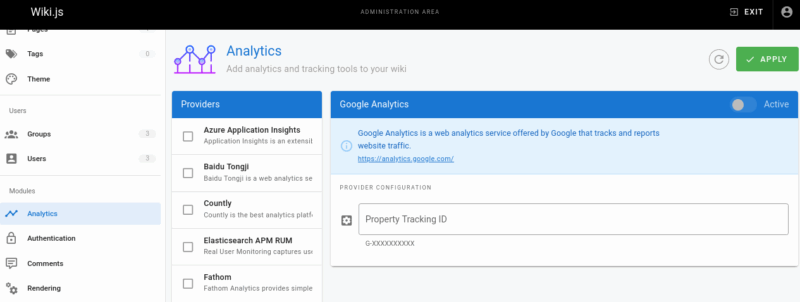 Add Analytics
