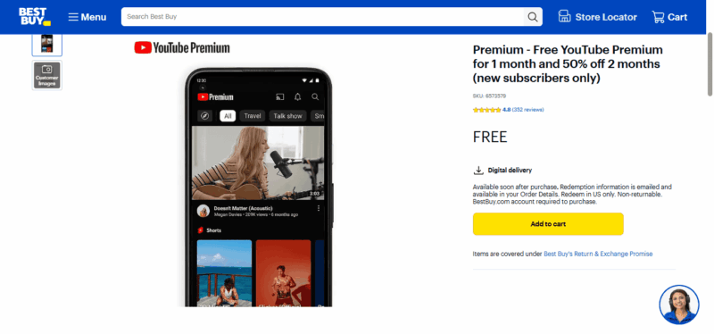 Best Buy Youtube Free Trial