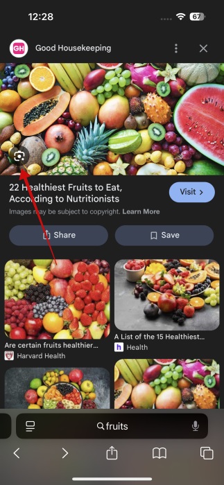 Circle To Search Iphone Shortcuts Lens Safari