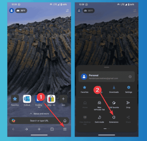 Edge Mobile Extensions How to Enable and Install Extensions on Microsoft Edge for Mobile ...