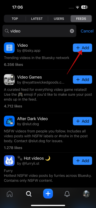 Adding "Video" feed to Flashes app. 
