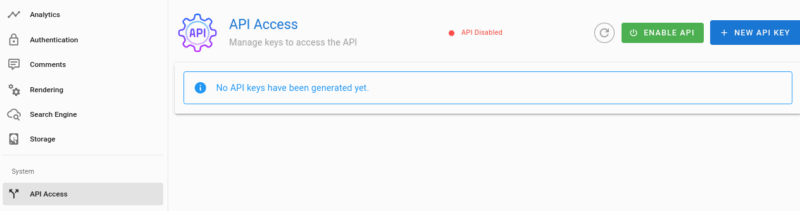 Manage Api Keys