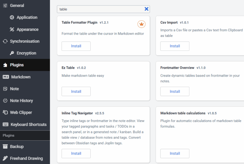 Plug In Support In Joplin Server