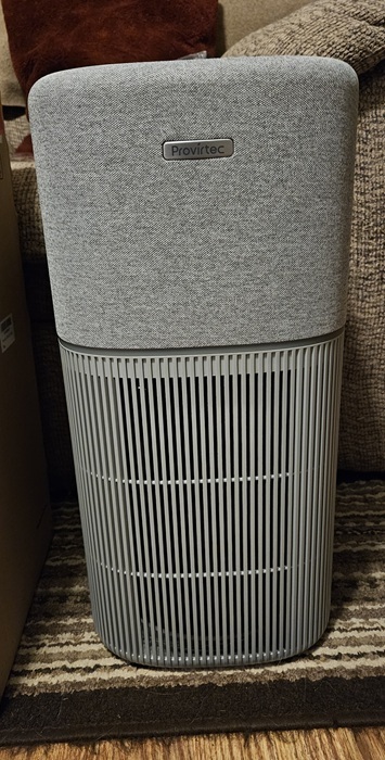 Stylish design of air purifier.