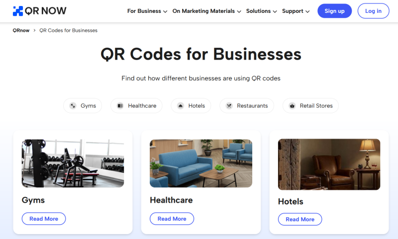 Homepage view on PC. 