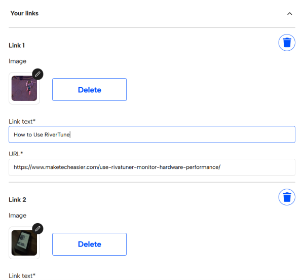 Adding links to QR code created with QRNow on PC. 