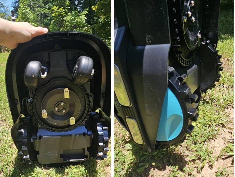 Wheels on M800PLUS mower.