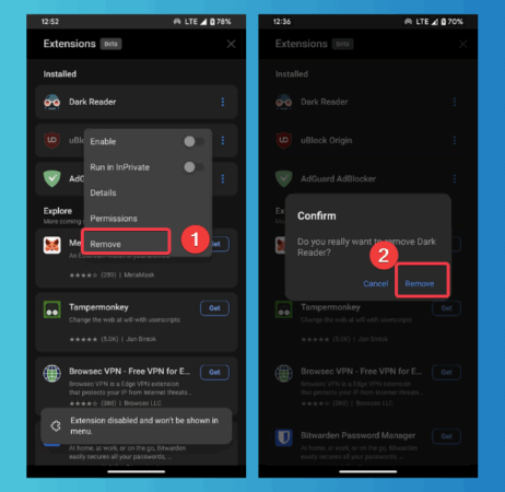 Edge Mobile Extensions How to Enable and Install Extensions on Microsoft Edge for Mobile ...