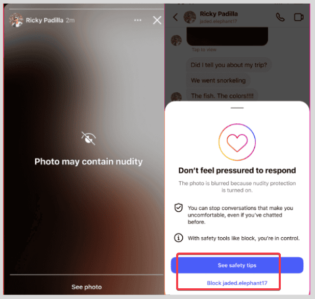 Safety Warnings For Nudity Sharing With Teens