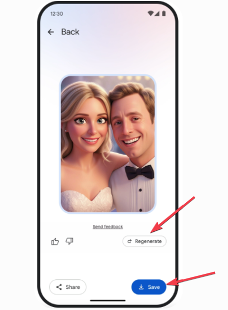 Save Or Regenerate Result