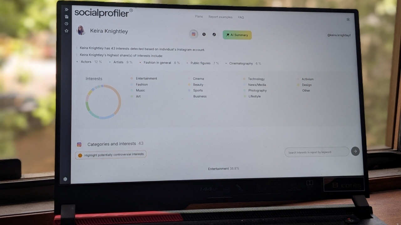Socialprofiler: A Social Media Background Check Tool