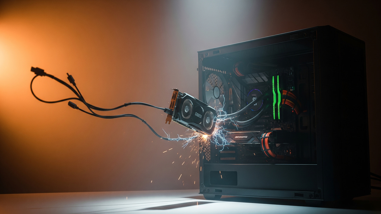 a CPU with a GPU blasting out of it