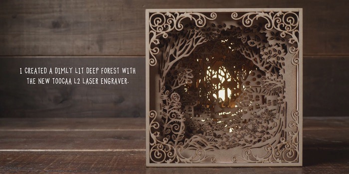 Engraved Forest Sample