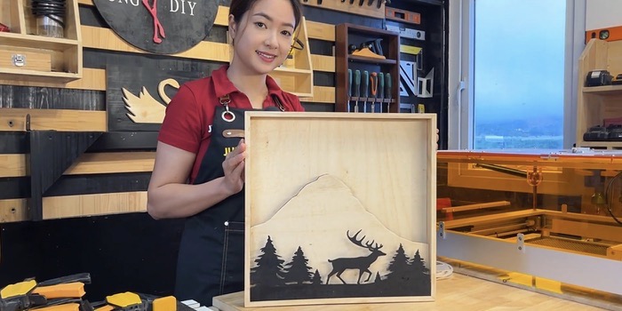 Toocaa Laser Engraver Laser Cut Wall Hanging