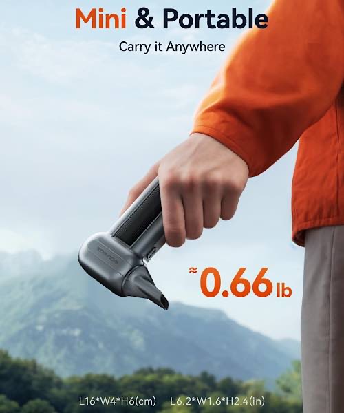 Wolfbox Electric Air Duster Mini Portable