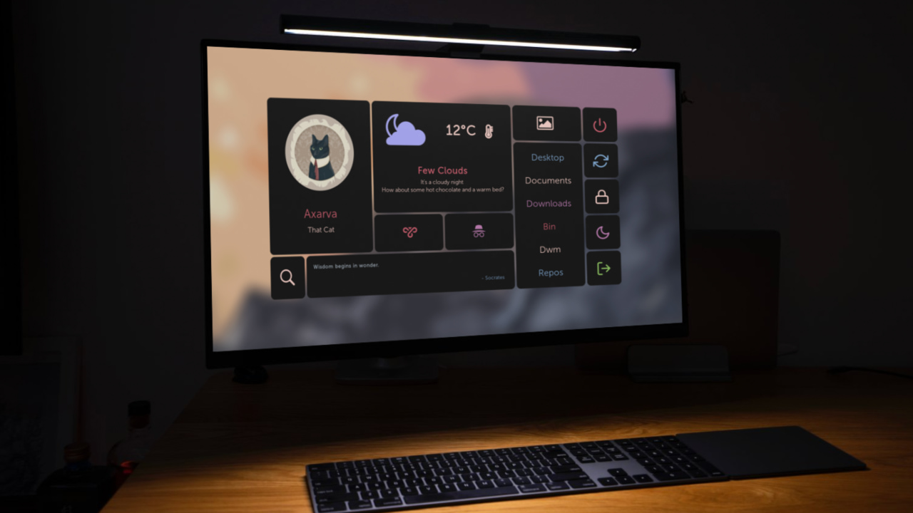 Eww running on a desktop
